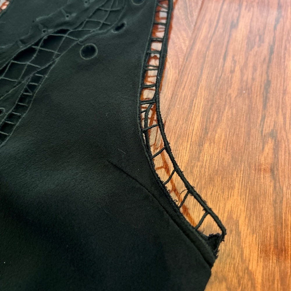 Staring at Stars Black Lace Detail Romper - Picture 8 of 9